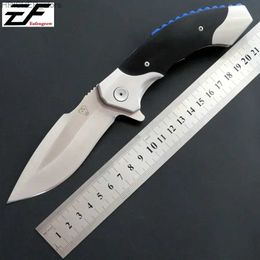 Tactical Knives Eafengrow EF15 pocket knife 9Cr18mov steel blade G10 handle camping folding knife outdoor EDC toolL2403