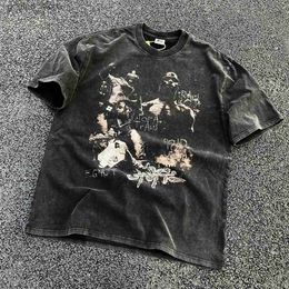 Men's T-Shirts Frog Drift Tour Concerts Fashion Exclusive Edition Character Graphics 100%Cotton Vintage Clothing Loose Tee Tops T Shirt For Men Q240316