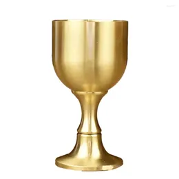 Mugs Brass Wine Glass Drinking Liquor Tumbler Goblet Beverage Cup Mug 50ml100ml For Party Bar Home Accessories