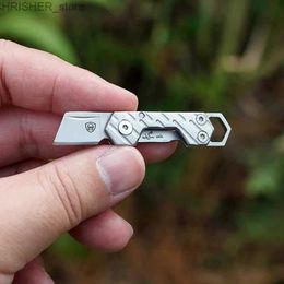 Tactical Knives Original Mini Pocket Folding Knife Keychain Knives Sharpening Fruit Pencil Unboxing Outdoor Portable Tool Small Finger KnifeL2403