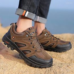 Fitness Shoes Men Hiking Skid Resistant Fashion Mountain Boots Climbing Outdoors Comfortable Sports Cross-country Running