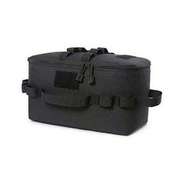 Outdoor Camping Gas Tank Storage Bag Large Capacity Ground Nail Tool Bag Gas Canister Picnic Cookware Utensils Kit Organizer a167