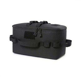 Outdoor Camping Gas Tank Storage Bag Large Capacity Ground Nail Tool Bag Gas Canister Picnic Cookware Utensils Kit Organiser a156