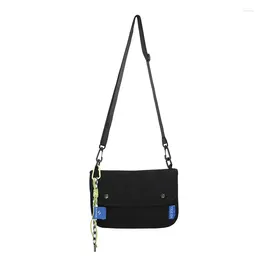 Evening Bags 2024 Commuter Small Square Bag Leisure Versatile Mobile Crossbody Japanese And Korean Trend Simple Canvas