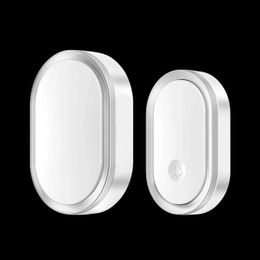 Doorbells USB or Battery Powered Home Waterproof Wireless Doorbell300M Smart Door Bell Chime Kit LED Flash Security AlarmJULP H240322
