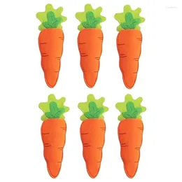 Bowls 6Pcs Easter Tableware Utensil Holder Carrot Knifes And Fork Bag Dining Room Table Decor Decoration For Durable