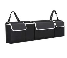 Car Organizer Trunk Storage Bag Rear For Suv Seat Chair Back Oxford Cloth Material Black Large Capacity2071886