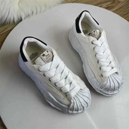 27% OFF Sports 2024 Shell head dissolving womens canvas board Sanyuan Kangyu thick sole early spring Korean casual small white shoes