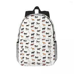 Backpack Love Of Beautiful Horses Backpacks Teenager Bookbag Fashion Students School Bags Travel Rucksack Shoulder Bag Large Capacity