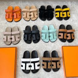 Designer Sandalen Frauen Chypre Sandalen rutschen Männer Orans Chypre Pantoffeln Go Mule Suede Noir Kalbsleder Lederrutsche Leinwand Luxus Slipper Herren lässige Strand Sandalenschuhe