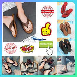 Designer Casual Platform Slides Slippers Men Woman anti slip wear-resistant weight breathable super soft soles flip flo1p Flat sandals GAI