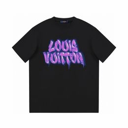 Luis Viton Designer T Shirt Man Shirt Luxury Designer Tops Letter Print Oversized Short Sleeved Sweatshirt Shirts Pullover Cotton Summer High Quality Clothe 800