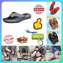 Designer Casual Platform Slides Slippers Men Woman anti slip wear-resistant weight breathable super s1oft soles flip flop Flat sandals GAI
