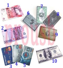 10PCS 1GB2GB4GB8GB16GB Credit Card USB Flash Drive USDPOUNDSEUREXPRESSBank Card 10 Patterns Choices True Storage2365177