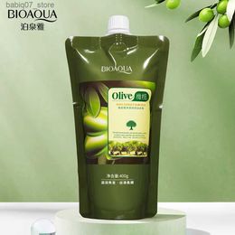 Shampoo Conditioner Hair facial mask Moisturising olive essential oil conditioner baking oil repairing damaged hair treatment wig care 400g Q240316