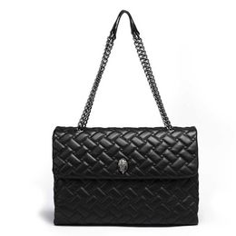 Shoulder Bags KurtG Womens Designer Handbags Tote Bag Diamond Grid Chain Crossbody Eagle Head Large Shoulder Bag 240311