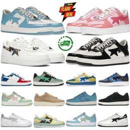 Designer Shoes for Women Low Top Sneakers Black Baby Blue Pink Orange Green Grey Triple White Brown Beige Navy Colour Combo Mens Casual