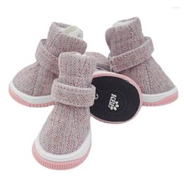 Dog Apparel Shoes Teddy Bomei Cotton Breathable Pet Puppy Bear Non-slip For Small Dogs