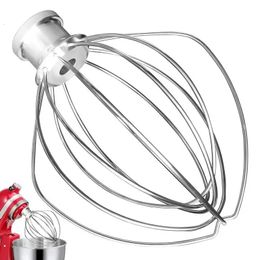 Stainless Steel Balloon Wire Whip Mixer Attachment For Kitchen Aid K45WW Flour Cake Food Whisk Egg Cream Tool 240307
