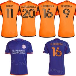 2024 2025 Houston Dynamo 20 CARRASQUILLA Soccer Jerseys 18 ALIYU 17 SEGAL 16 HERRERA 25 DORSEY 32 KOWALCZYK 8 BASSI 7 QUINONES 2 ESCOBAR 35 RAINES Football Shirt Kits