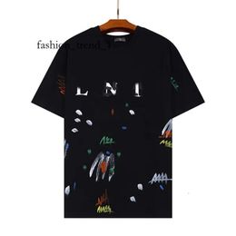 Gallary Dept Shirt Designer T Shirt Gallerys Dept Shirt Casual Man Womens Tees Hand-painted Ink Splash Graffiti Letters Loose Short-sleeved Round Neck Clothes 4348