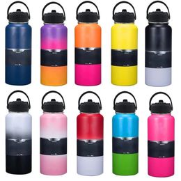 Personalized 18oz 32oz 40oz Thermal Stainless Steel Water Bottle with Straw Lid Hydroes Vacuum Insulated Flask Thermos Tumbler 240314