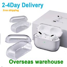 För nya AirPods Pro 2 Air Pods 3 Max hörlurar Bluetooth -hörlurstillbehör Solid Silikon Söt Skydd Cover Apple Wireless Charging Box Stuffsäker fodral