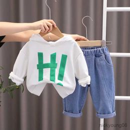 Clothing Sets New Spring Autumn Kids Boys Clothing Baby Girl Clothes Children Hooded T-Shirt Pants 2Pcs/Sets Toddler Costume Infant Tracksuits