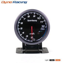 Dynoracing 60MM Exhaust Gas temp gauge WhiteAmber light with peak function 2001200C EGT Gauge Car Metre BX1014851509291