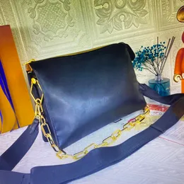 PM COUSSIN Luxury Women Shoulder Bag Designer Crossbody Bags Embossed Leather Clutch Pillow Cross Body Handbag Chain Baguette Underarm Purse Woman Tote Pochette