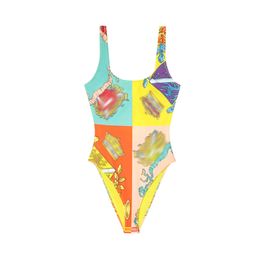 Bikini Designer Swimwear Luxury Light luxury retro design slim sexy one-piece swimsuit suspenders Fried Street beach holiday Swimming sports beach activities