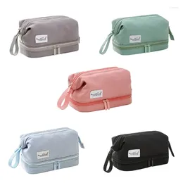 Cosmetic Bags Large Capacity Makeup Bag Travel Toiletry Double Layer Storage Oragenizer For Women Girls