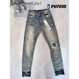 Purple Brand Jeans Purple Jeans Designer Jeans for Mens Pants Customise Trends Distressed Black Ripped Biker Slim Fit Mans Stacked Jeans Men Baggy Jeans Hole 5975