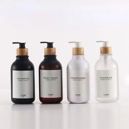 500ml dispensador de sabão garrafa banheiro shampoo chuveiro gel garrafa recarregável vazio brilhante garrafa cozinha dispensador de sabão