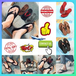 Designer Casual Platform Slides Slippers Men Woman anti slip wear-resistant weight breathabl1e super soft soles flip flop Flat sandals GAI