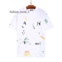 Gallary Dept Shirt Designer T Shirt Gallerys Dept Shirt Casual Man Womens Tees Hand-painted Ink Splash Graffiti Letters Loose Short-sleeved Round Neck Clothes 4167