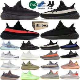 With box Designer Shoes Sneakers Running Shoes Black Bred White red Sand Taupe Mens Womens Sneakers Shoes
