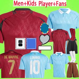 Belgium 2024 Cup Soccer Jerseys DE BRUYNE LUKAKU DOKU 24 25 National Team Football Shirt boys suit 2025 Men Kids Kit Set Home Away CARRASCO TIELEMANS BAKAYOKO TROSSARD