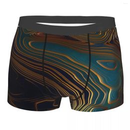 Underpants Peacock Ocean 3D Three Dimensional Breathbale Panties Man Underwear Sexy Shorts Boxer Briefs