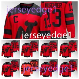 Sale 2024 Stadium Series New Jersey Jack Hughes NJ Hockey Jerseys Jesper Bratt Hischier Dougie Hamilton Mercer Wood Graves Marino Sharangovich Tomas