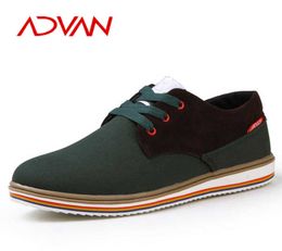 HBP Non-Brand New Design Advan Canvas Cement Flat Shoes Male Lace-up Rubber Sole Footwear for Wholesale