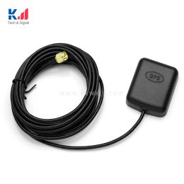 Waterproof Active gnss gps antenna satellite antennas module external DVD navigation car antenna with FAK SMA Connectors RG174