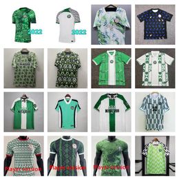 2024 2025 Nigeria Maglie da calcio 18 19 22 23 maillot de foot Nigeriano OKOCHA Camicia Amokachi Ikpeba Yekini IHEANACHO IWOBI IGHALO Uniforme da calcio 1994 1996 1998 Retro