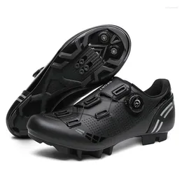 Cycling Shoes MTB Road Riding Sneakers With Cleats Men Nylon Bicycle Women SPD Mountain Bike Racing Quick Lacing