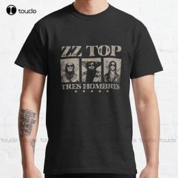 T-shirt New The Zz Top American Rock Band Classic TShirt Cotton Tee Shirt S5Xl Unisex