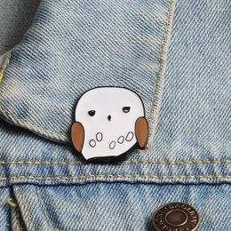 Brooches Little Chicken Enamel Pins White Animal Badge Cute Cartoon Jackets Lapel For Kids Children Jewellery Accessories