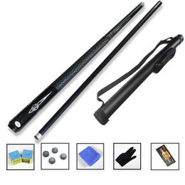 Billiards Club Half Body Snooker 9ball Piano Baking Paint Surface Black Technology Carbon Competition Training y240315