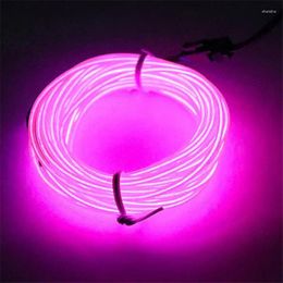 Party Decoration 1m Car Interior Atmosphere Lighting LED Strip 5V Flexible EL Cold Light Line Tube With USB Auto Ambient Lamp