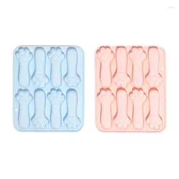 Baking Tools 3D Bakeware Mold 4Cavity Claw Biscuit Handmade Silicone Chocolate Mould For DIY Fondant