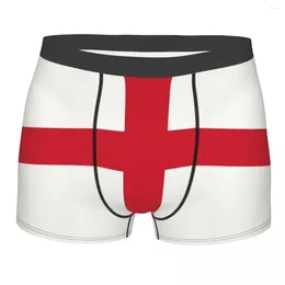 Underpants Male Sexy England Flag Underwear Boxer Briefs Soft Shorts Panties